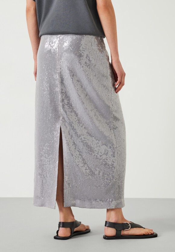 Anais Sheer Sequin Midi Skirt