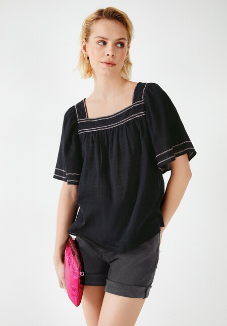 Abbie Embroidered Top