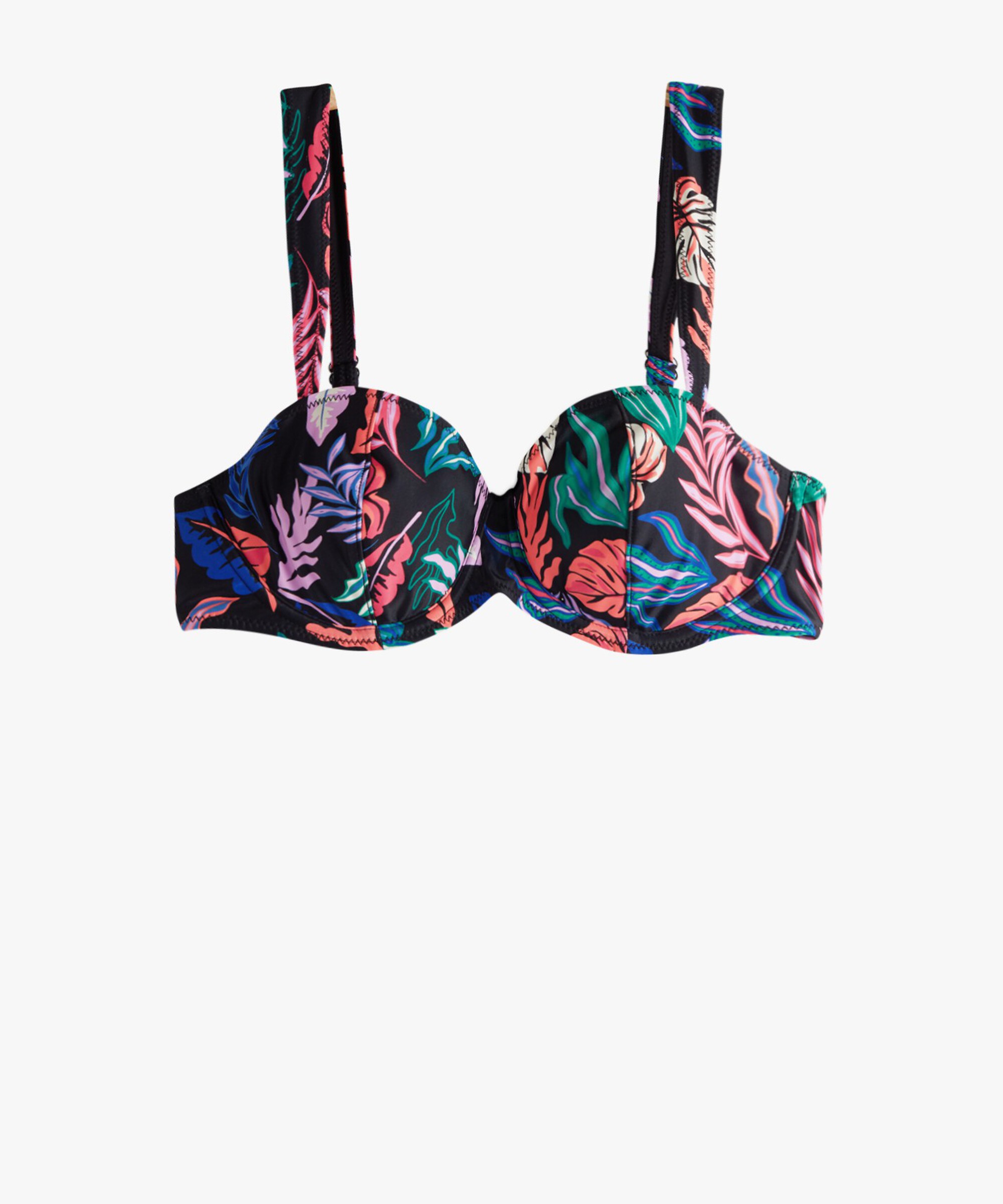 Bright Leaves Balconette Bikini Set