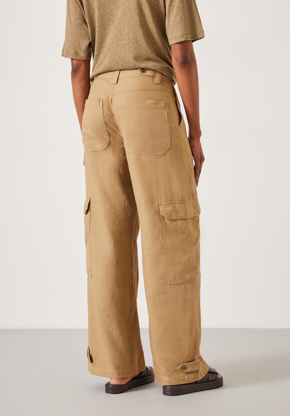 Nova Linen Cargo Trousers
