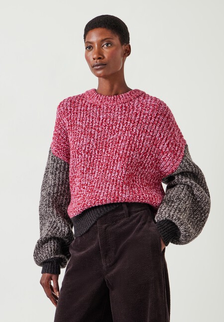 Pippa Relaxed Wool Blend Cropped Jumper