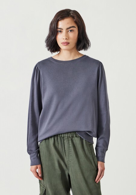 Emily Puff Sleeve Jersey Top