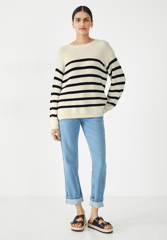 Kairi Striped Knitted Jumper