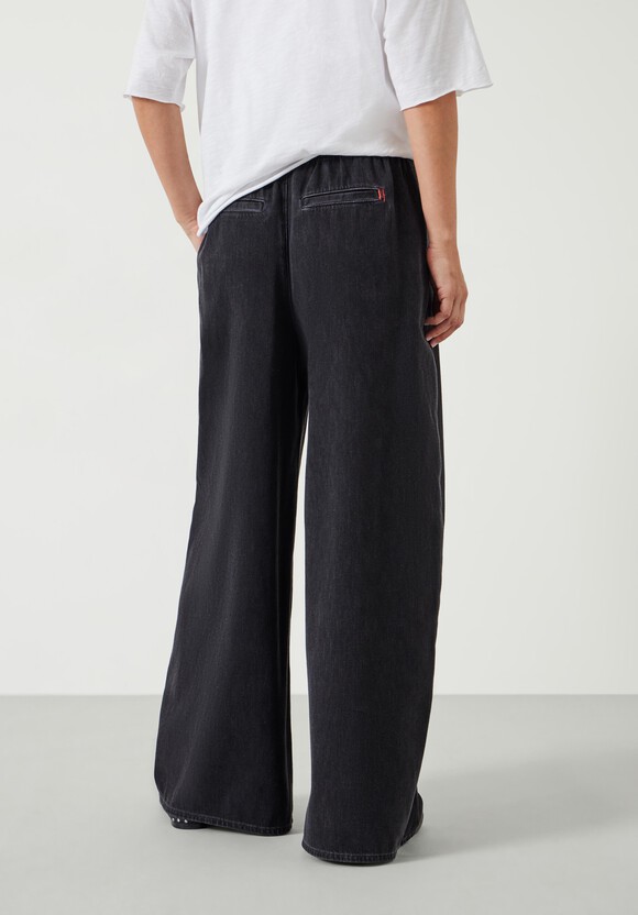 Clio Wide Leg Tie Waist Jeans