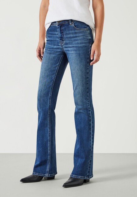 Eliana Mid Rise Bootcut Jeans