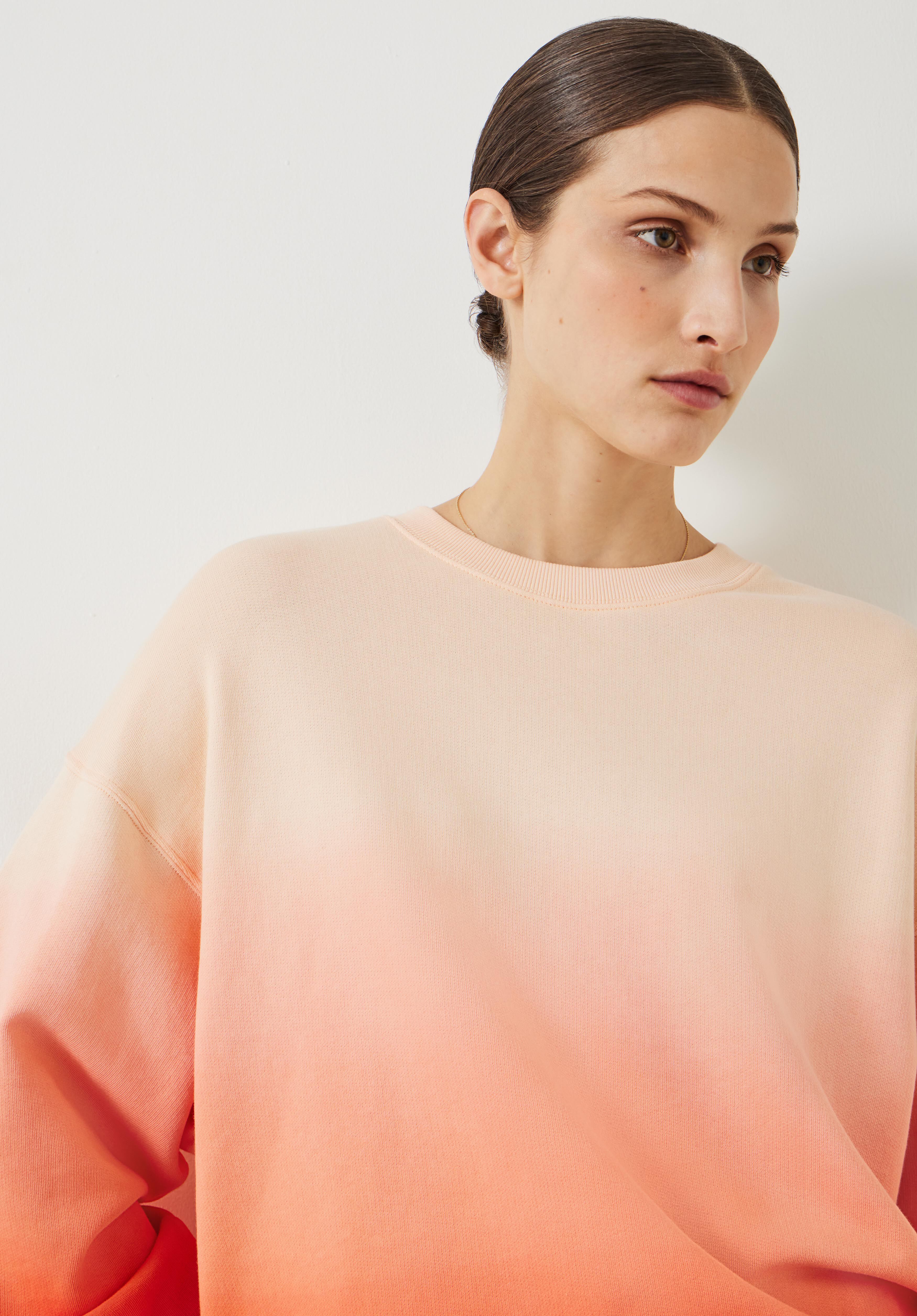 Ombre Quaden Oversized Sweatshirt | Peach Quartz | hush