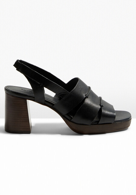 Fiona Leather Platform Sandals