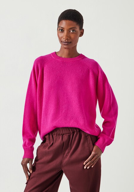 Jasmine Cashmere Rib Detail Jumper