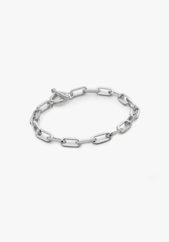 Curated Paperclip Chain Bracelet | Silver | hush