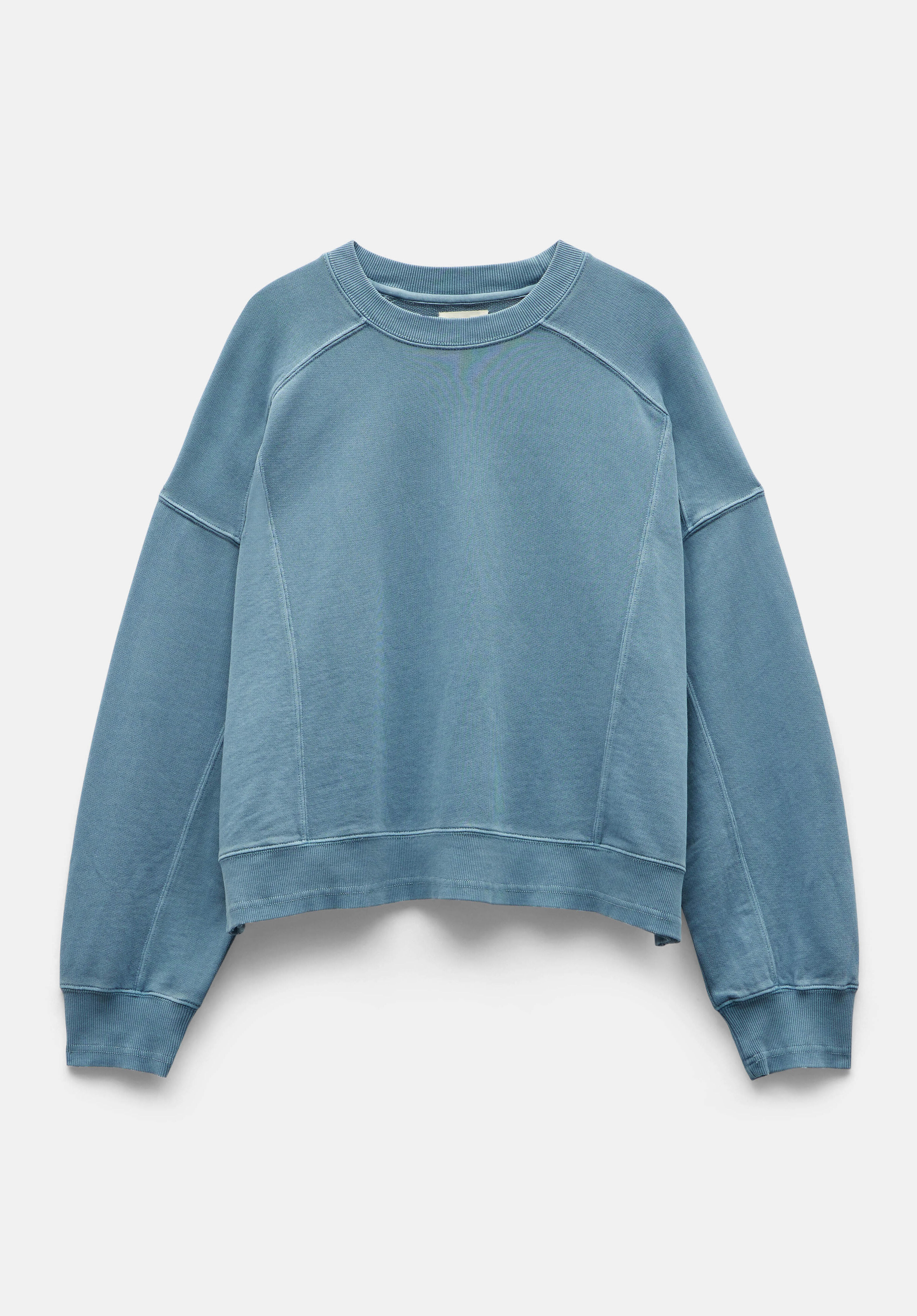 Lucy Seam Detail Sweatshirt | Windward Blue | hush