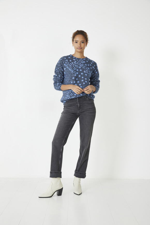 Olivia Printed Crew Jumper