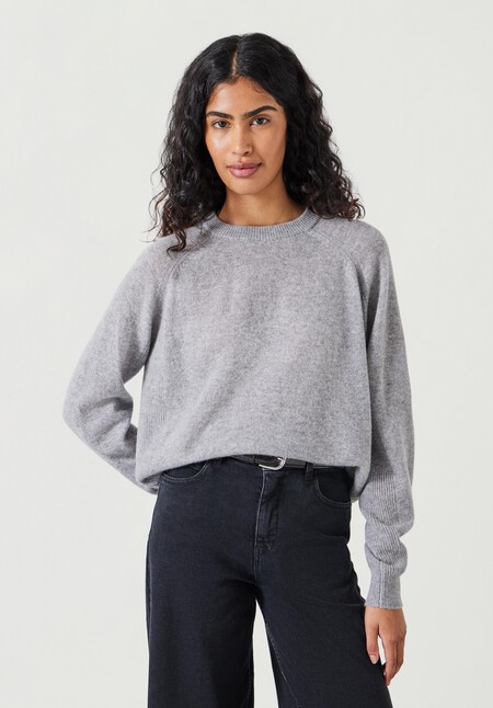 Jasmine Cashmere Rib Detail Jumper