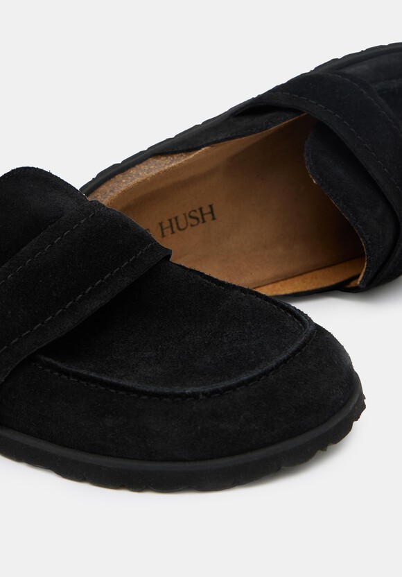 Pia Padded Suede Mules