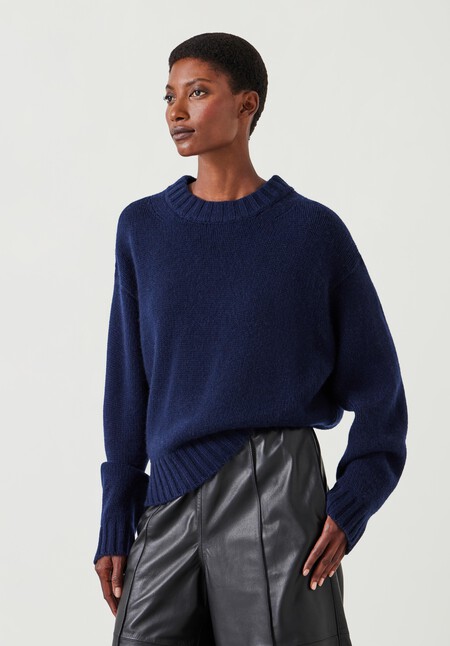 Cora Chunky Cashmere Crew Jumper