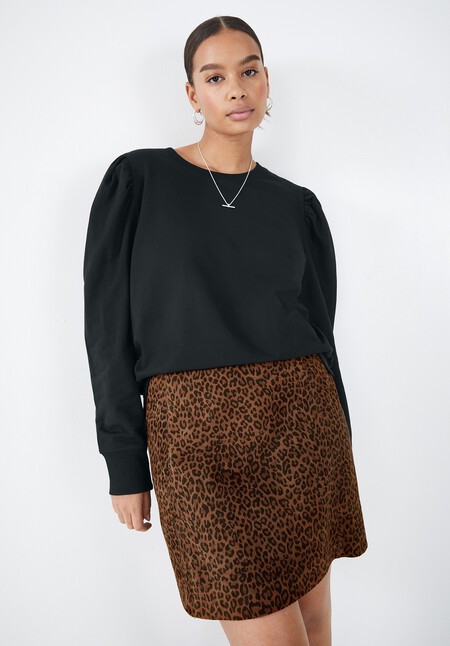 Bella Puff Sleeve Jersey Top