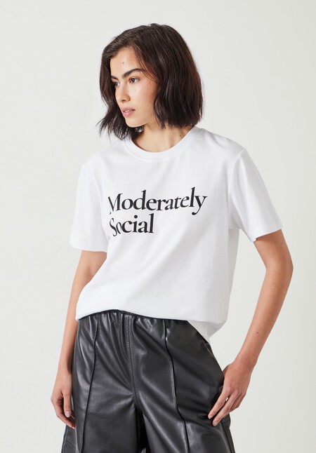 Moderately Social Graphic T-Shirt
