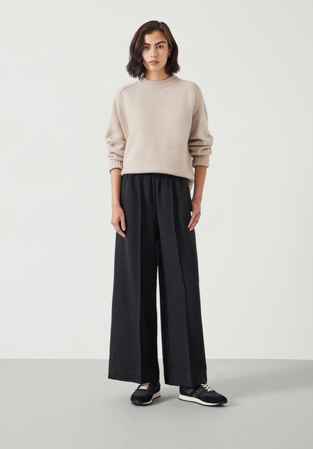 Petunia Pintuck Wide Leg Trousers