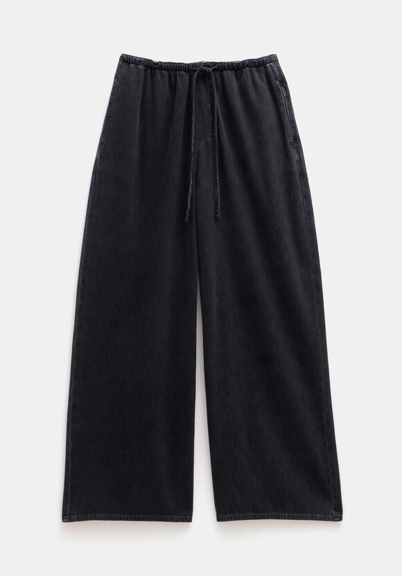 Clio Wide Leg Tie Waist Jeans