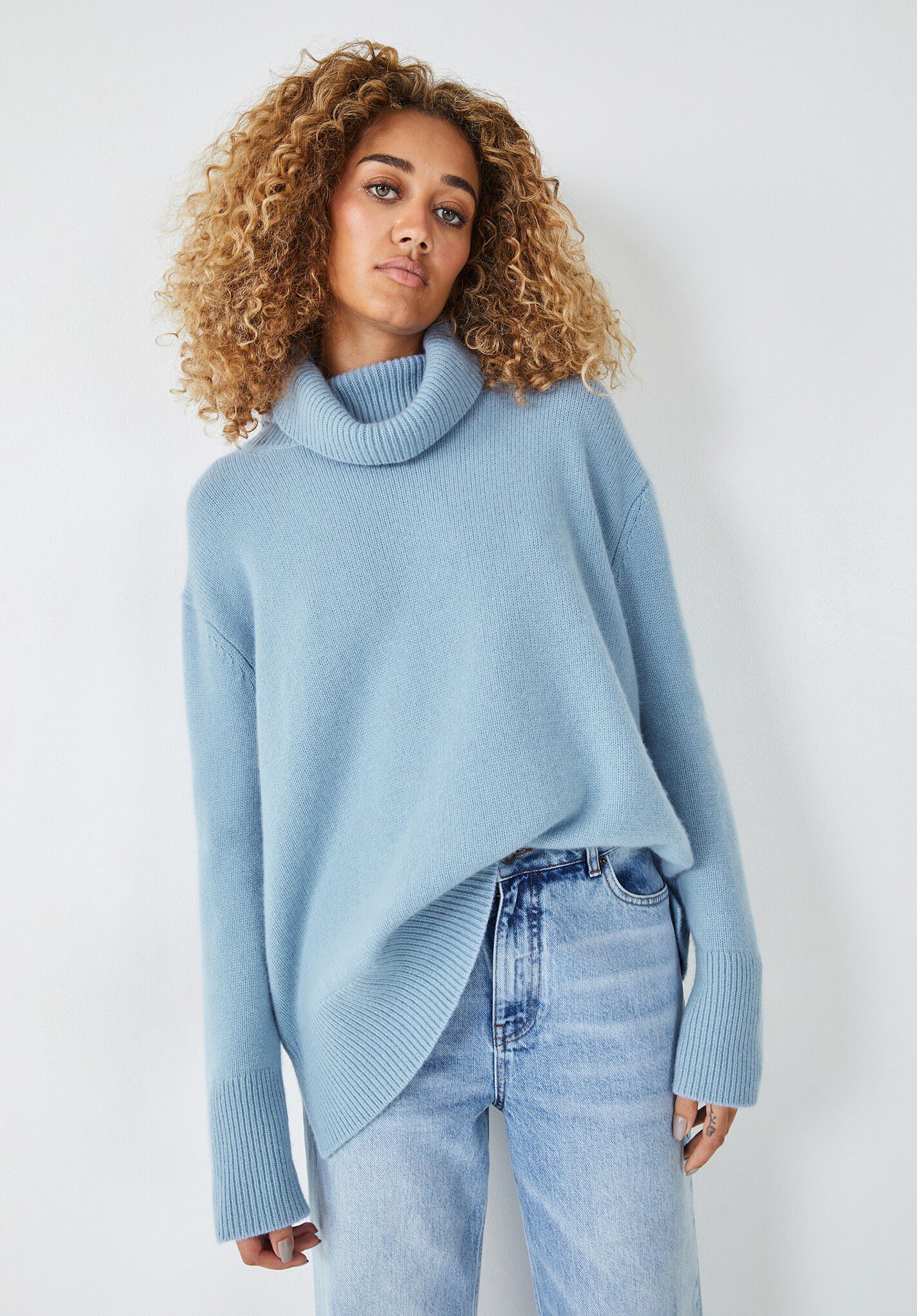 thick roll neck sweater