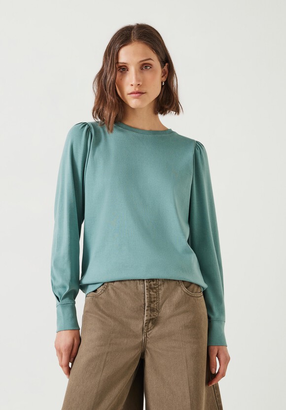 Emily Puff Sleeve Jersey Top