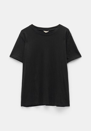 Hattie Cotton Slub Crew Neck T-Shirt