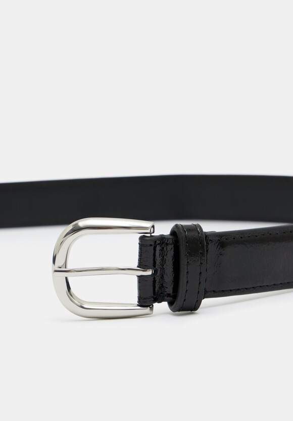 Polly Patent Leather Belt