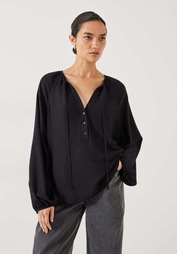 Zadie Tie Neck Top