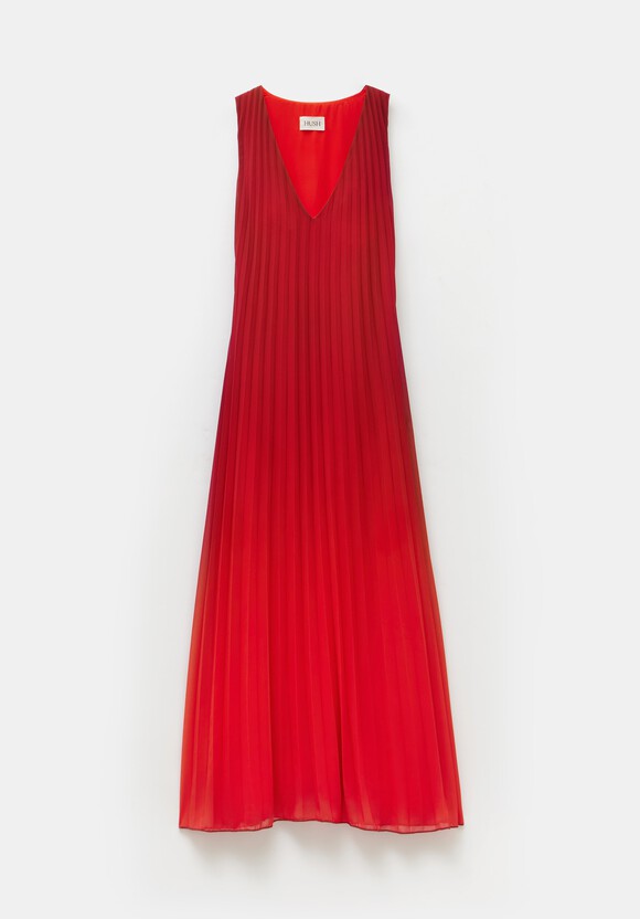 Molly Ombre Pleat Maxi Dress