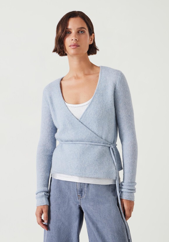 Blake Slim Wrap Cardigan