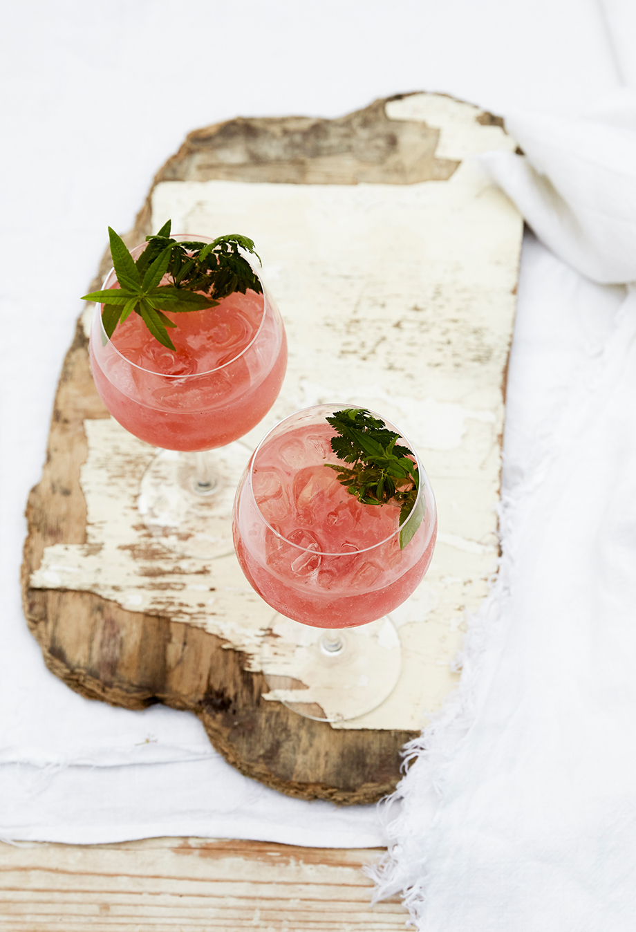 Strawberry & Lemon Verbena Mocktail | hush