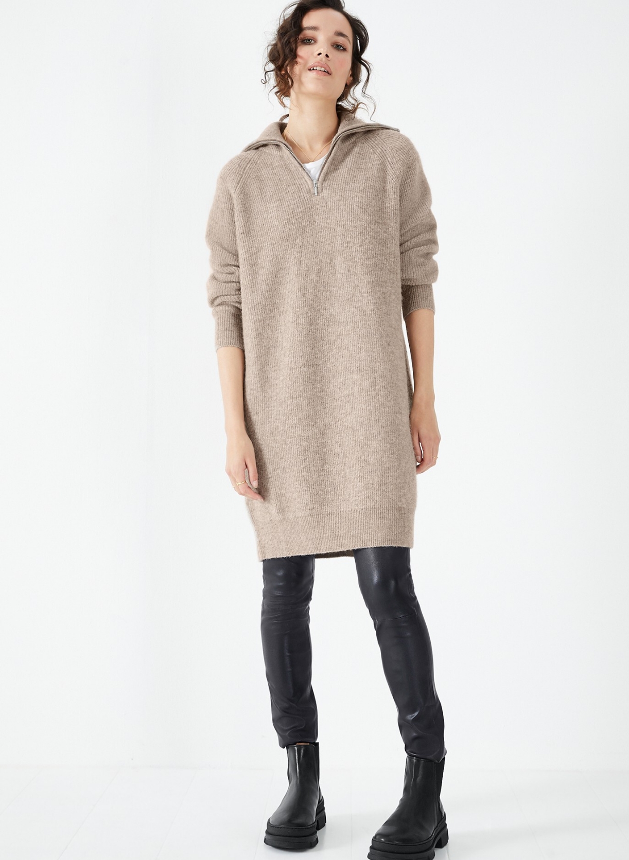 How to style jumper dresses for winter hush