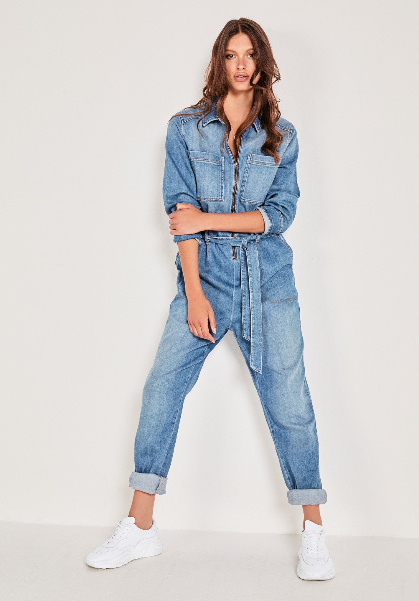 joanie denim boiler suit