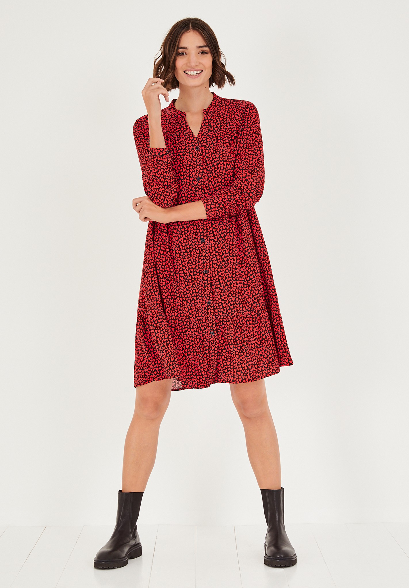 hush hattie shirt dress