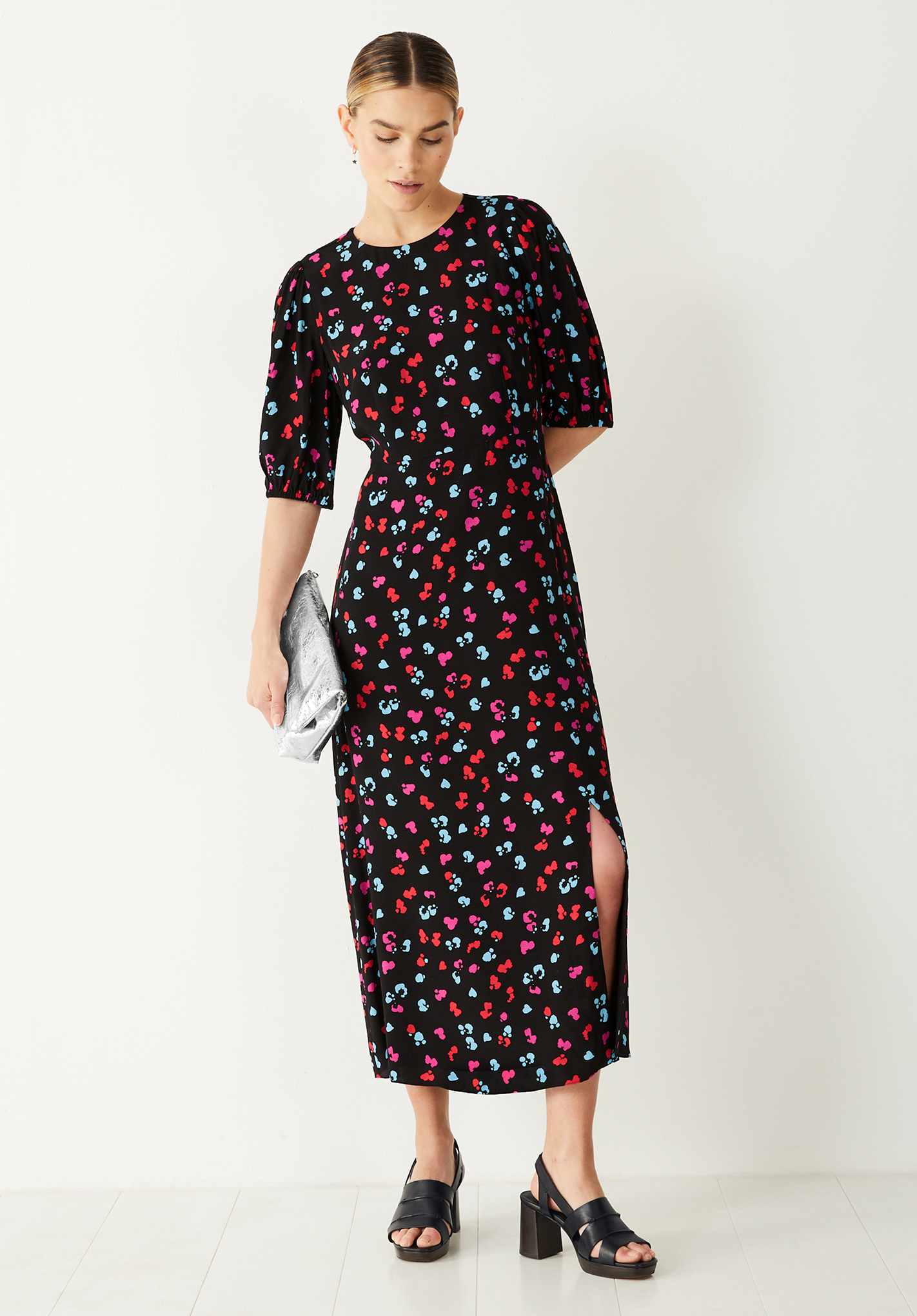 hush amabel floral midi dress